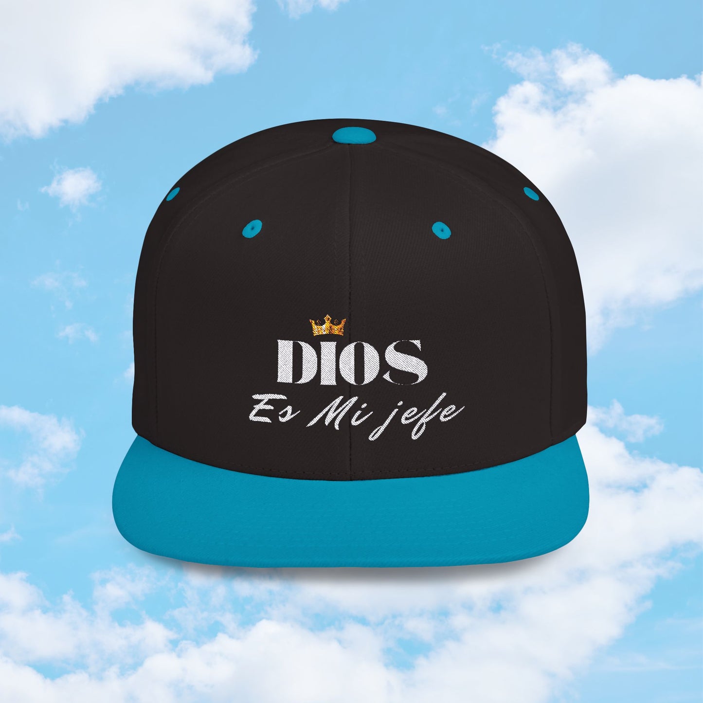 Gorra Inspiradora – Dios Es Mi Jefe | Ajustable y Moderna