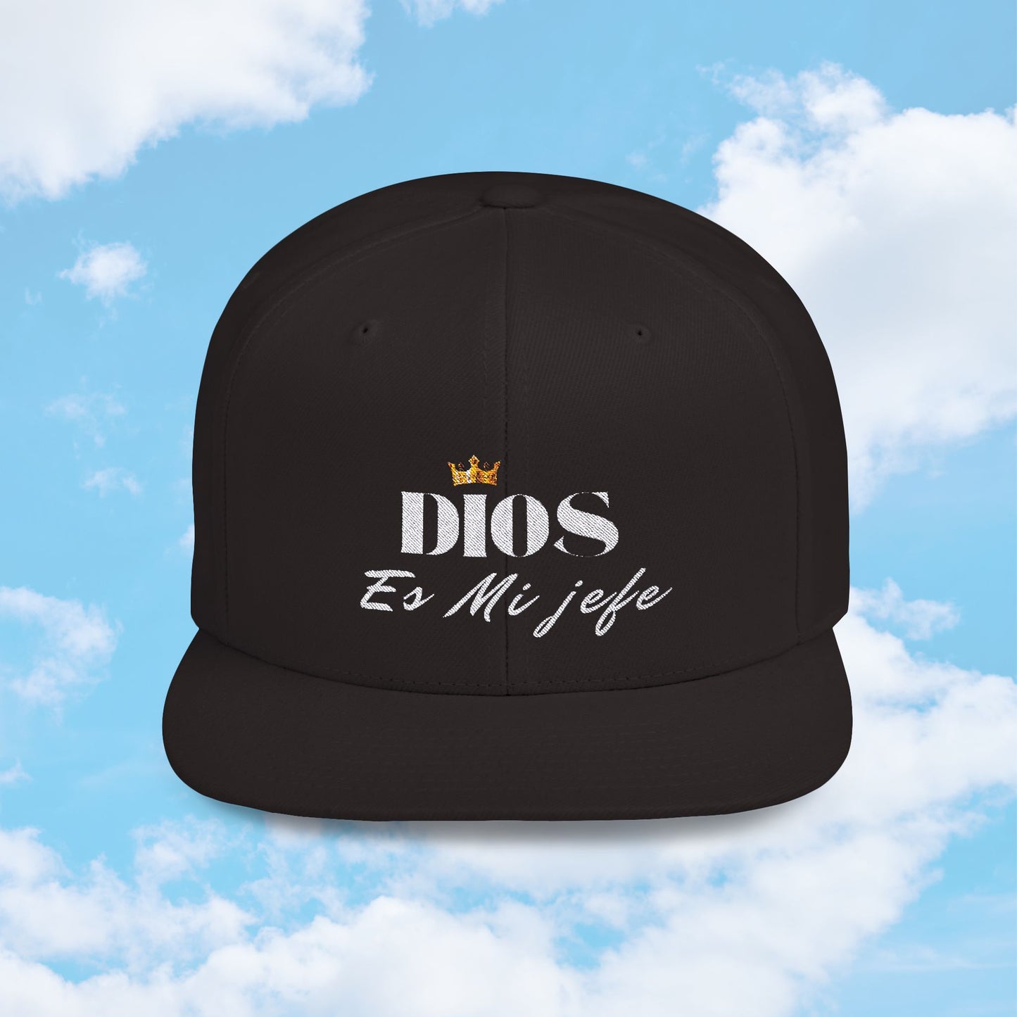 Gorra Inspiradora – Dios Es Mi Jefe | Ajustable y Moderna