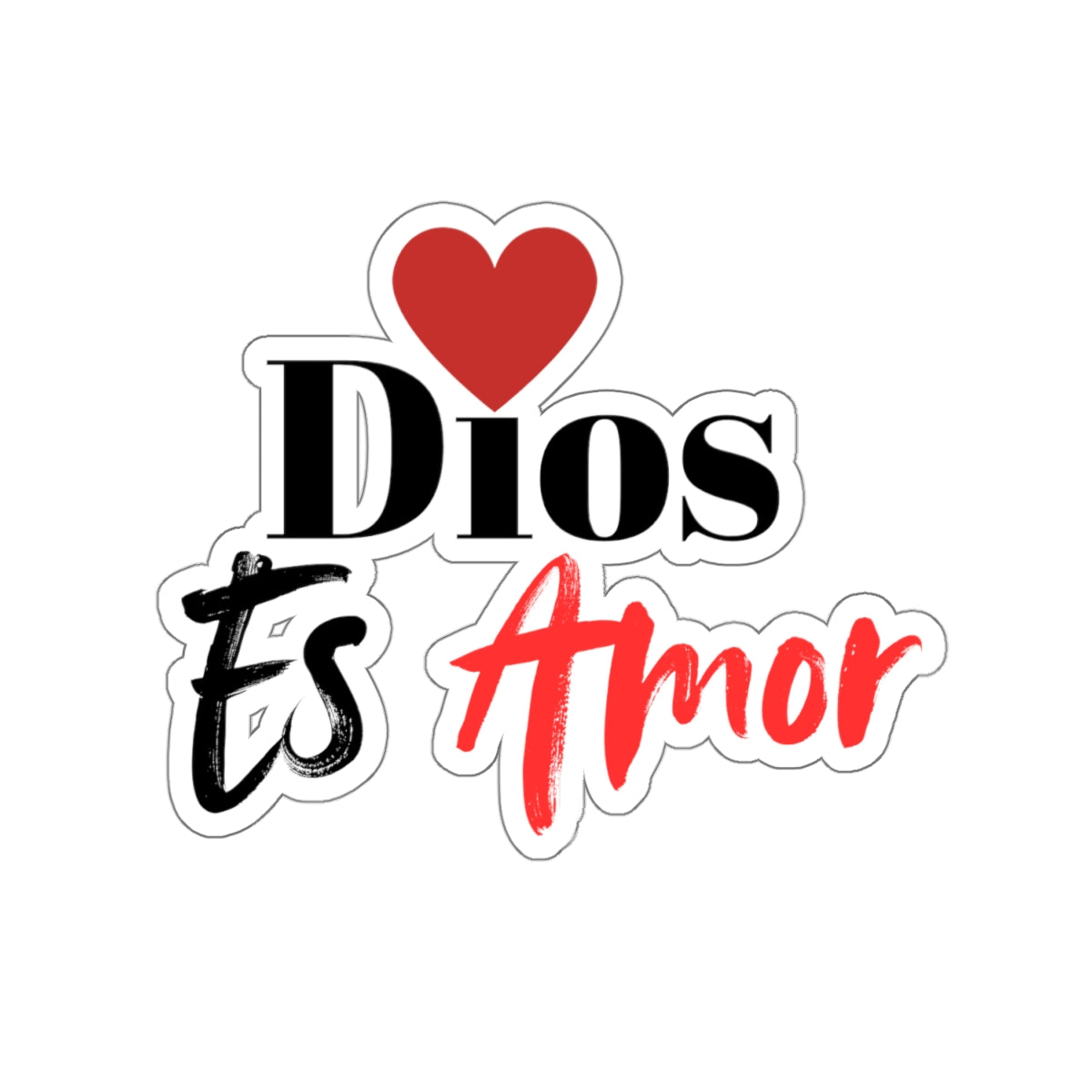 Sticker “Dios es Amor”