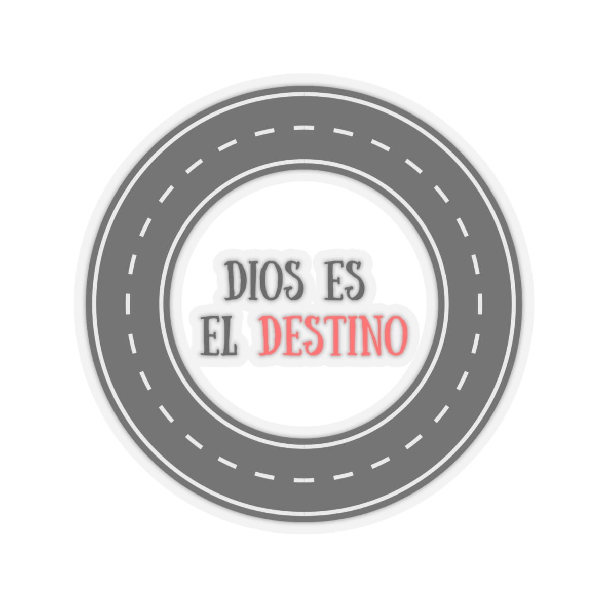 Sticker: “Dios es el Destino”