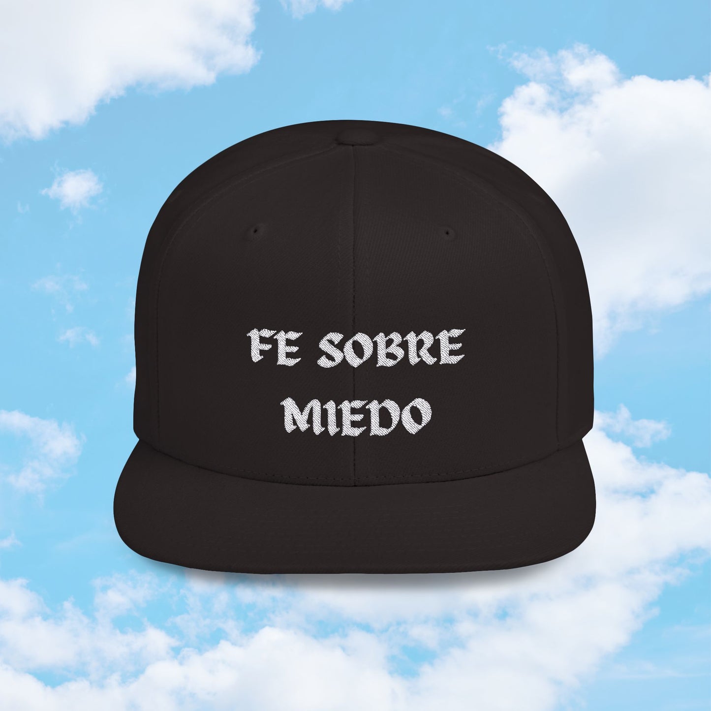 Gorra Snapback “Fe Sobre Miedo”