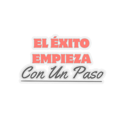 Sticker: “Un Paso al Éxito”