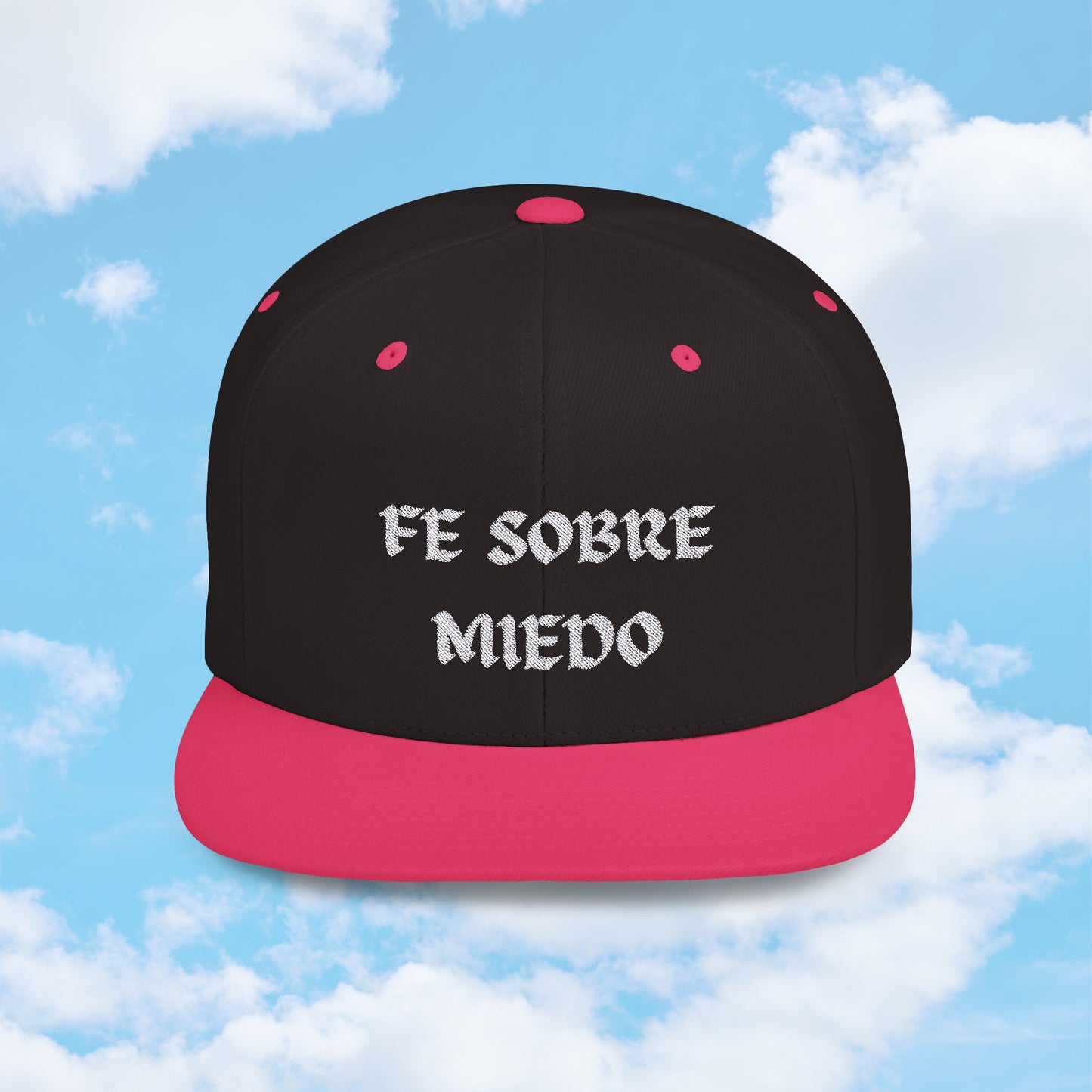 Gorra Snapback “Fe Sobre Miedo”