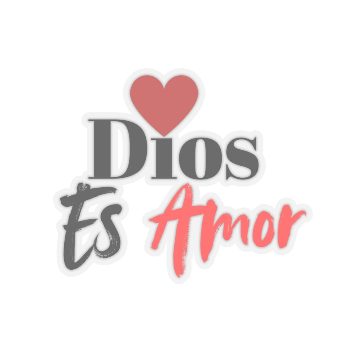 Sticker “Dios es Amor”