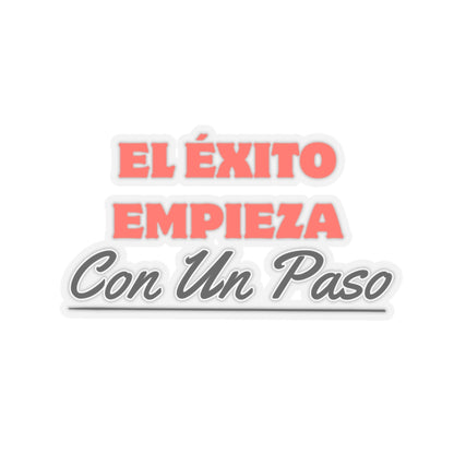 Sticker: “Un Paso al Éxito”